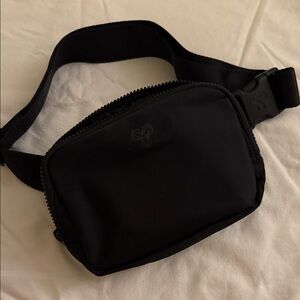 Aritzia Black Crossbody Belt Bag